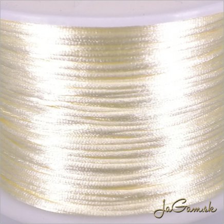 Nylonová šnúrka 1mm krémová - 1m (1022)